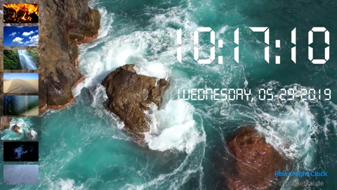 Screenshot #6 for Relax Night Clock for TV