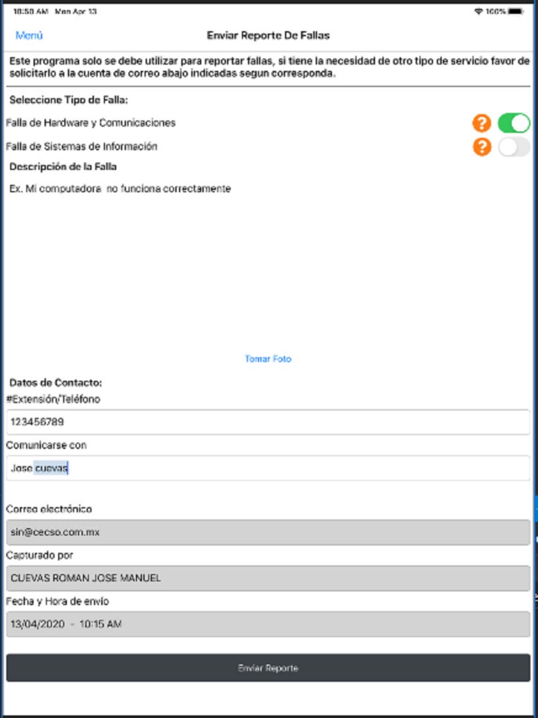 【图】Reporte de fallos CECSO(截图3)