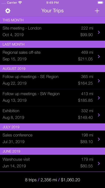 Business Trip Tracker screenshot-3