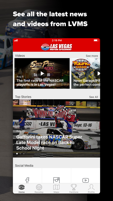 How to cancel & delete Las Vegas Motor Speedway from iphone & ipad 4