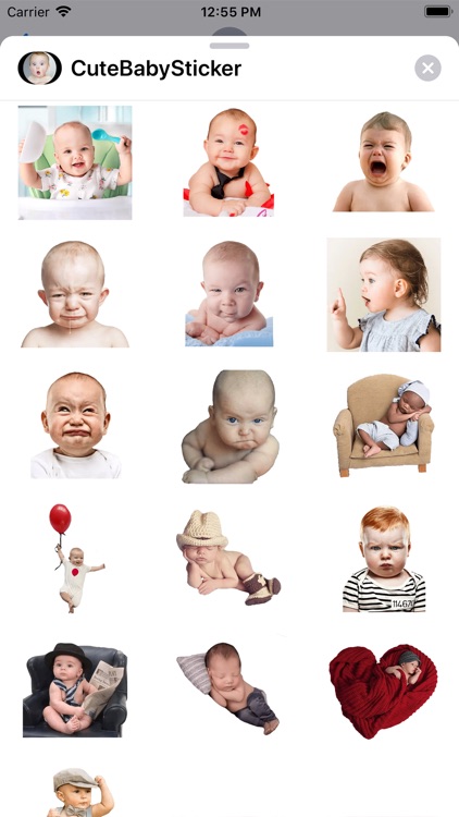 Cute Baby Stickers Babies screenshot-3