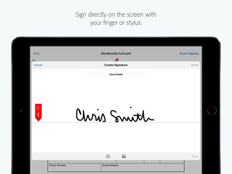 Adobe Sign – Form Filler - náhled