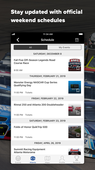 How to cancel & delete Atlanta Motor Speedway from iphone & ipad 2