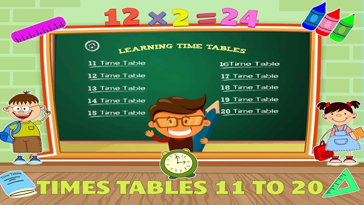 Math Times Table Quiz Games