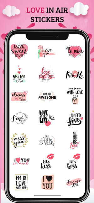 Love In Air-Kiss,Love Sticker(圖1)-速報App