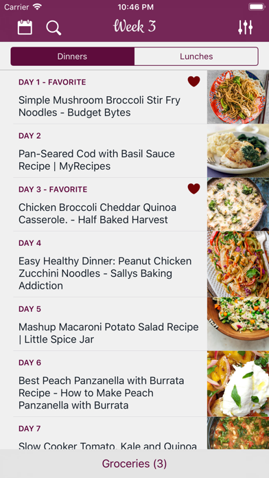 How to cancel & delete Weekly Chefs - Meal planner from iphone & ipad 1