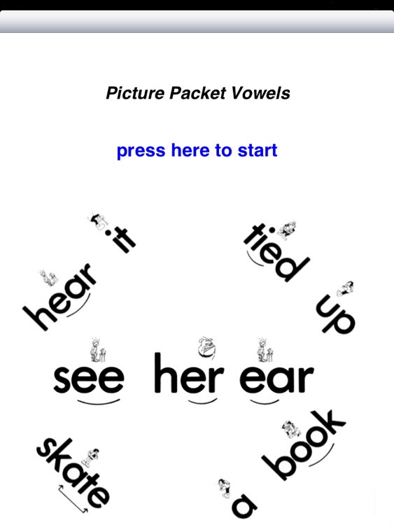 Picture Packets - Vowels