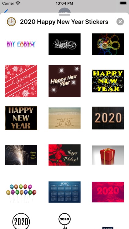2020 Happy New Year Stickers screenshot-5
