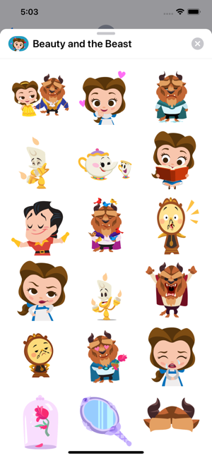 Beauty and the Beast Stickers(圖2)-速報App