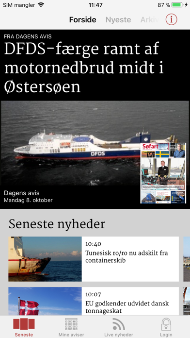 How to cancel & delete Søfart E-avis from iphone & ipad 1