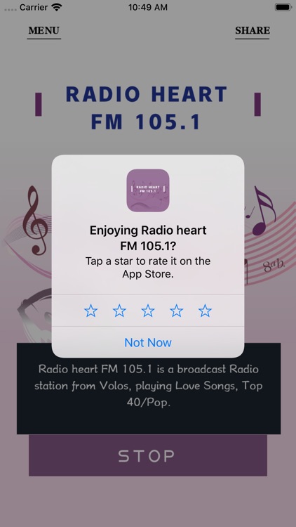 Radio heart FM 105.1 screenshot-3