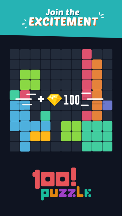 Image of 100! Block Puzzle Color