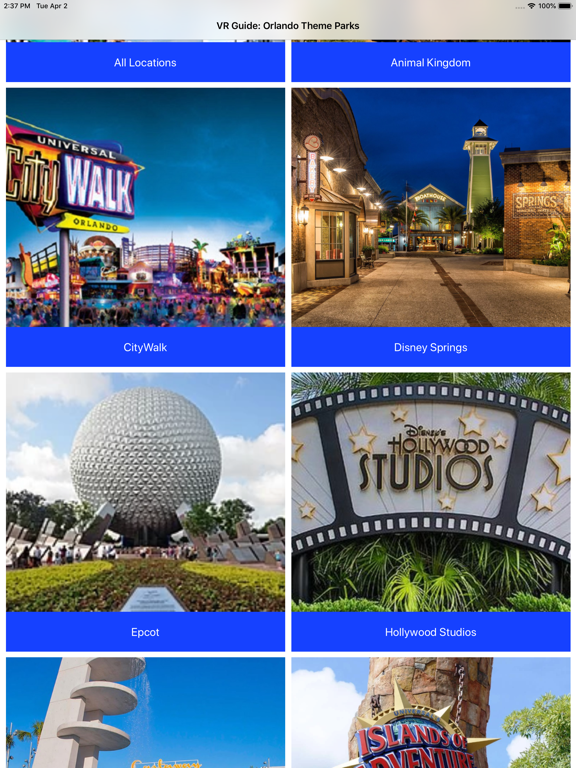 Screenshot #4 pour VR Guide: Orlando Theme Parks