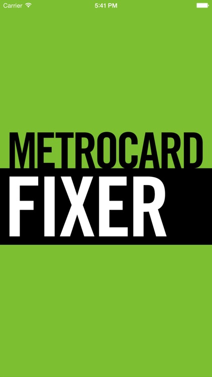 MetroCard Fixer