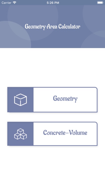 Geometry Area Measurement