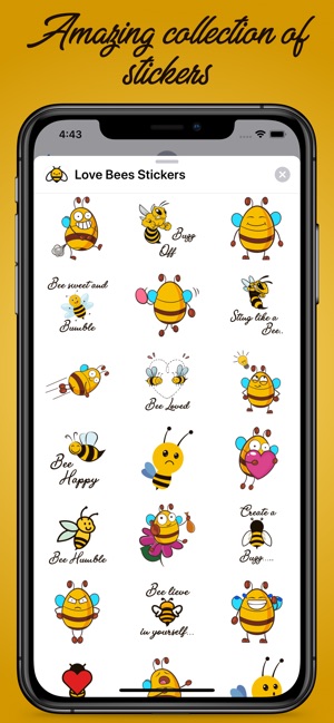 Love Bees Stickers(圖3)-速報App