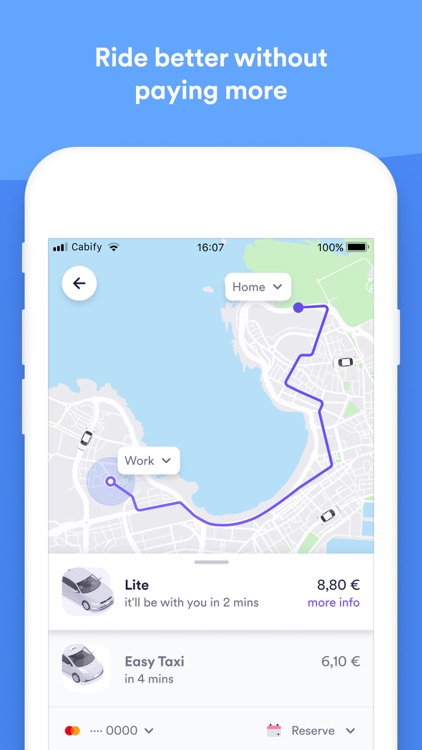 Easy Taxi, a Cabify app