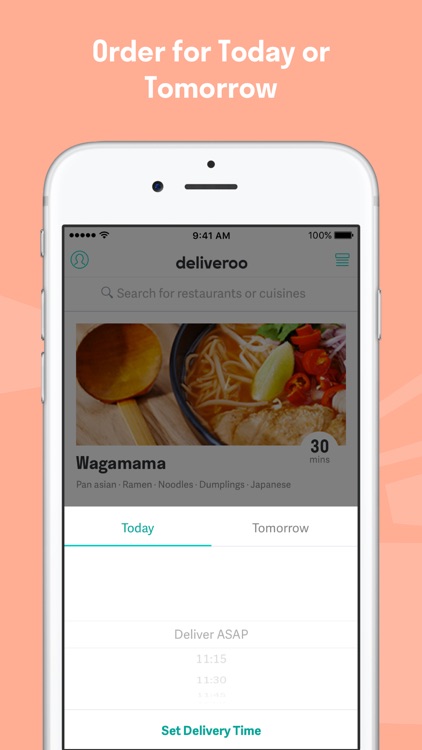 Deliveroo: Food delivery
