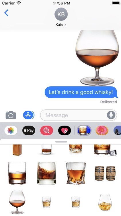 Whisky-Emojis Stickers