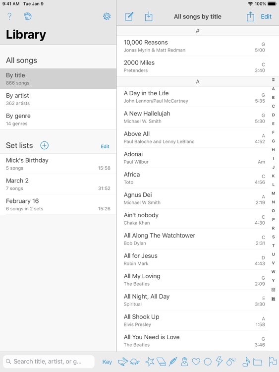 SongSheet Pro - Chord Charts