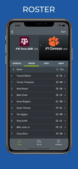 Game screenshot Clemson Football Schedules hack