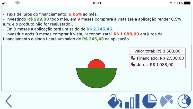 Poupar ou financiar? screenshot-3