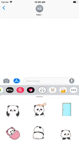 Game screenshot Chubby Panda Animated Stickers apk