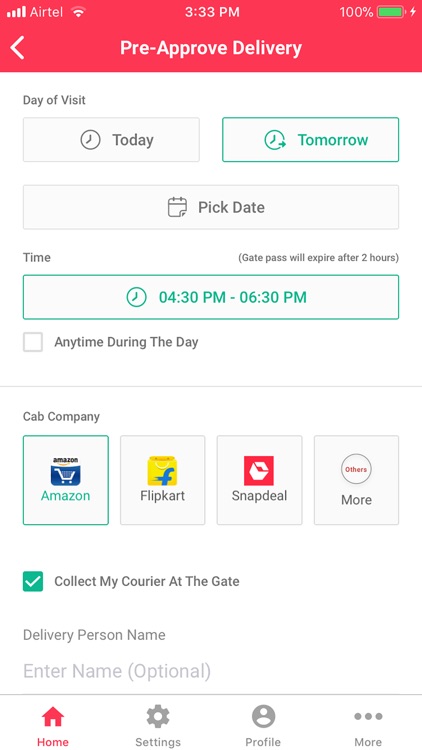NoBrokerHood - Manage Visitors