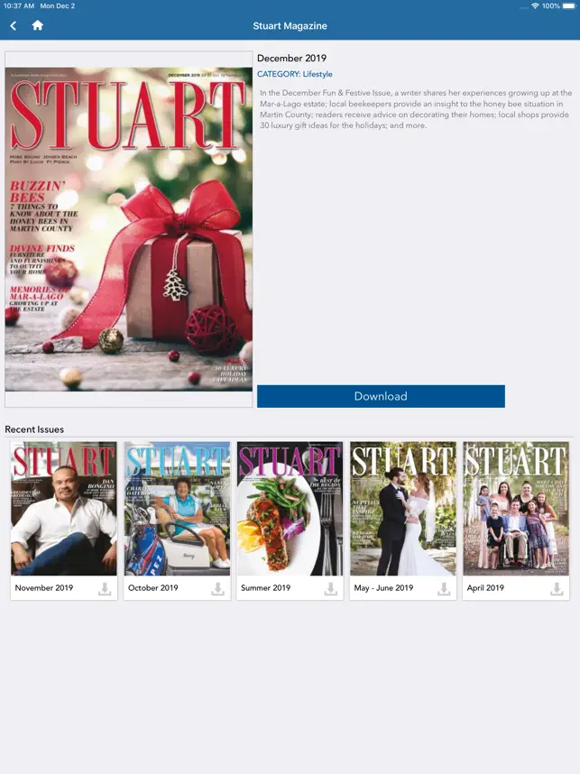 Screenshot 2 Stuart Magazine iphone