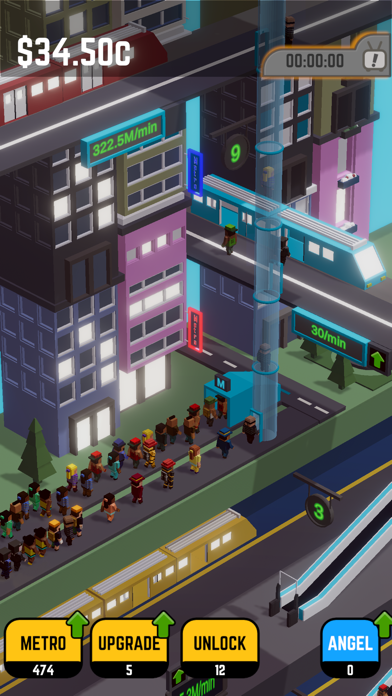 Hyper Metro: Idle Game screenshot 2