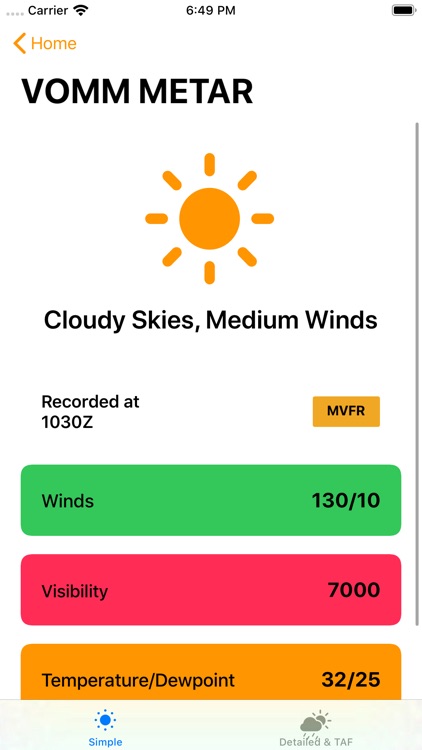 METAR and NOTAS screenshot-3