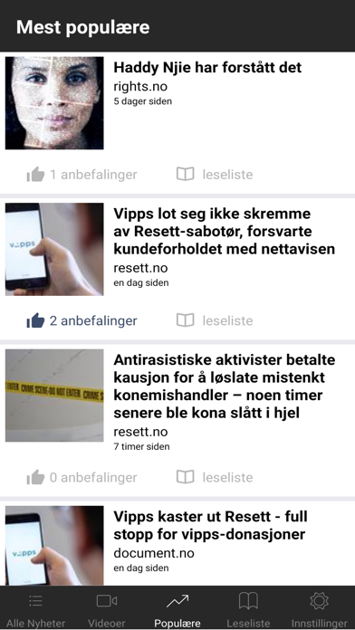 Alternative Medier - Nyheter screenshot 2