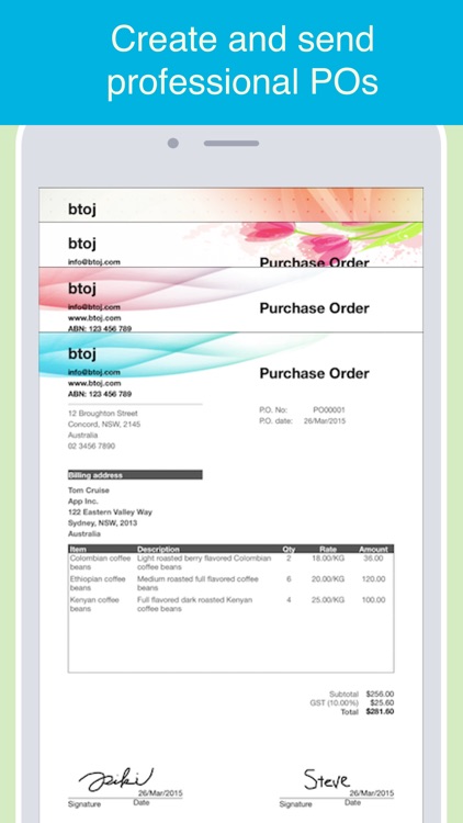Purchase Order Maker - POs