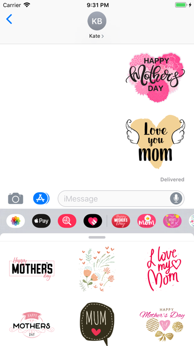 Mothers Day Greeting Stickers screenshot 2