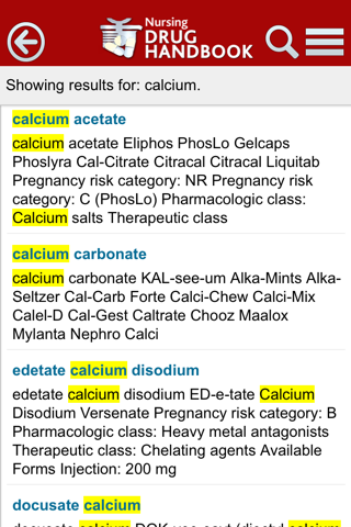 Nursing Drug Handbook screenshot 4