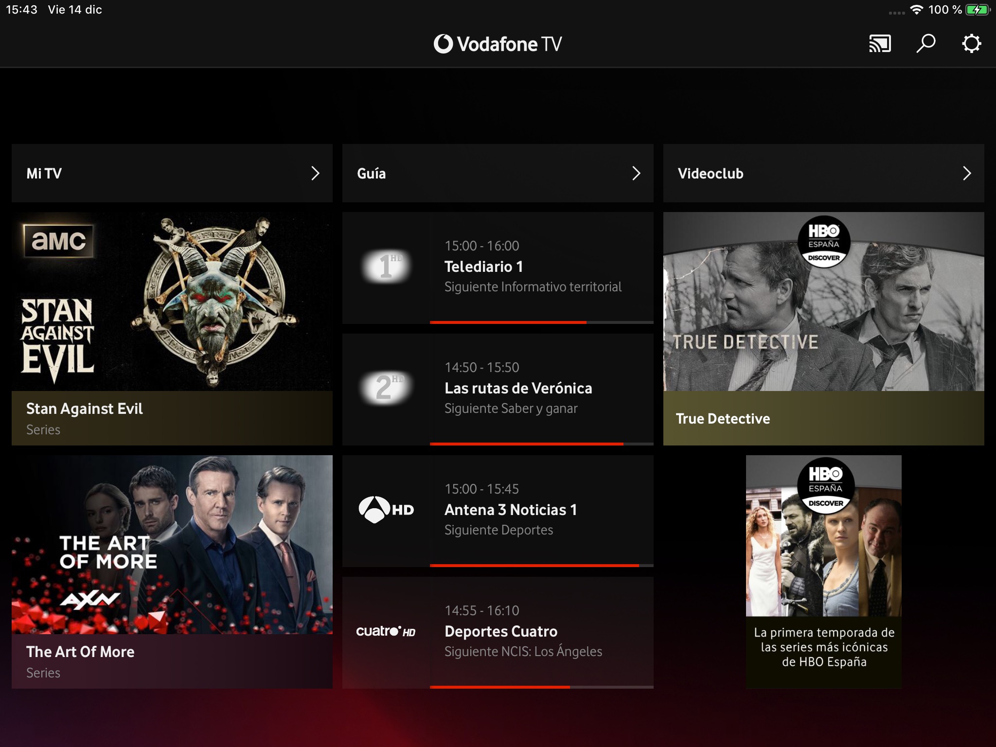 Vodafone TV screenshot 2