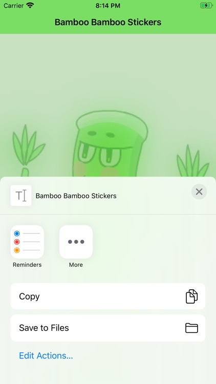 Bamboo Bamboo Stickers