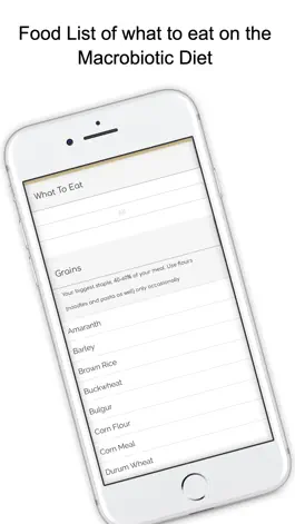 Game screenshot Macrobiotic Diet Guide mod apk