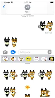 tf-dog animation 7 stickers iphone screenshot 1