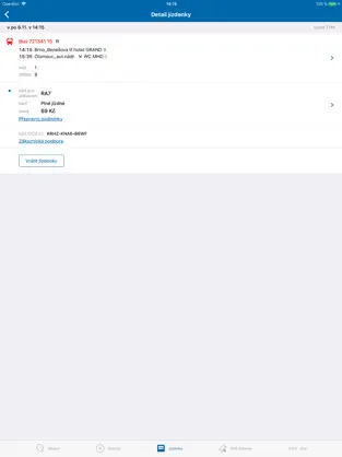 Screenshot 5 Jízdní řády IDOS iphone