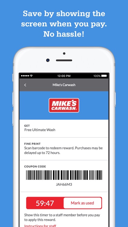 Mike's Carwash Rewards