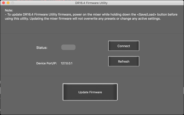 DR16.4 Firmware Utility