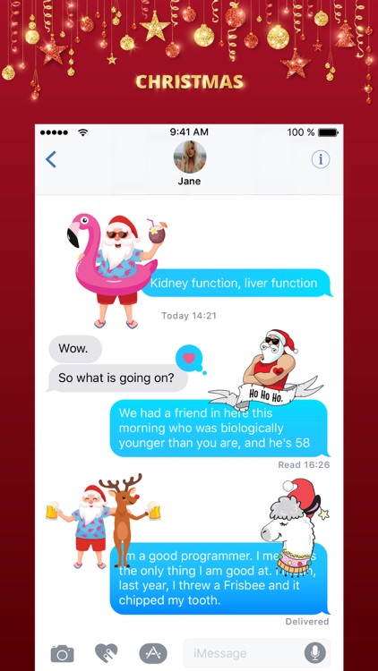 120+ ChristmasParty Stickers screenshot-6