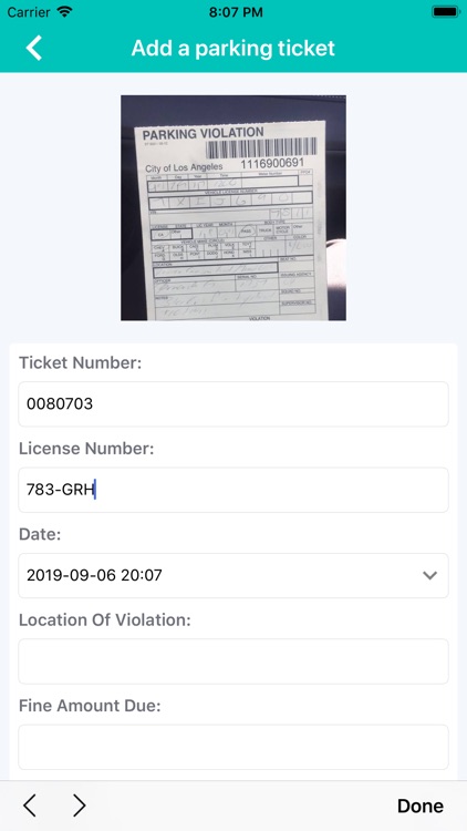 Parking Ticket