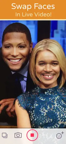 Captura de Pantalla 1 Face Swap Live Lite iphone