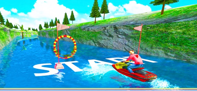 Jet Ski Water Speed Boat Racer(圖1)-速報App