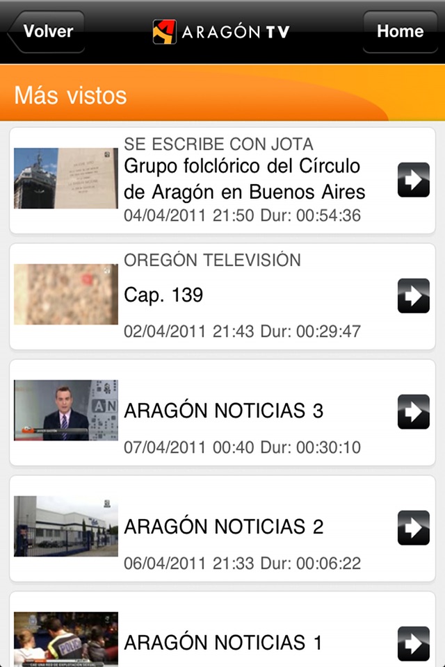Aragón TV screenshot 4