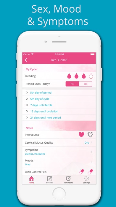 Period Tracker: Menstrual Flow screenshot 2