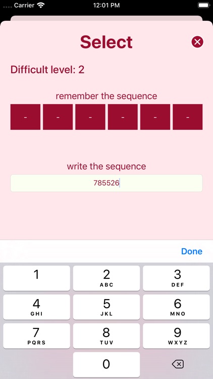 Brain training to save numbers screenshot-4