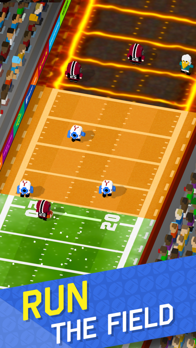 Blocky Football - Endless Arcade Runner Screenshot 3